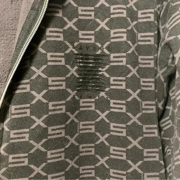 Savage X Fenty monogram hooded jumpsuit - Picture 2 of 6